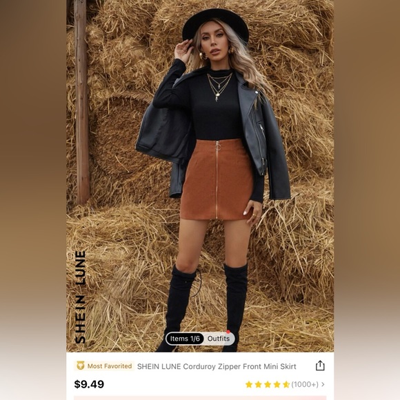 2 SHEIN Skirts New. - Picture 2 of 6